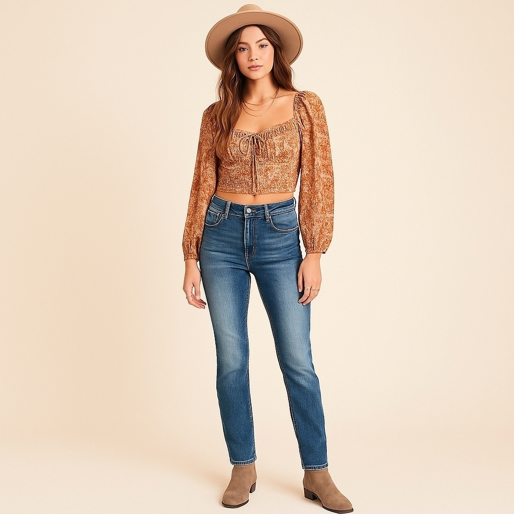 Mavi Jeans Co. Star Print Boyfriend Jeans | Size 27 | NWT